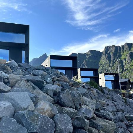 High End Sea Cabins At A In Lofoten Moskenes Eksteriør bilde