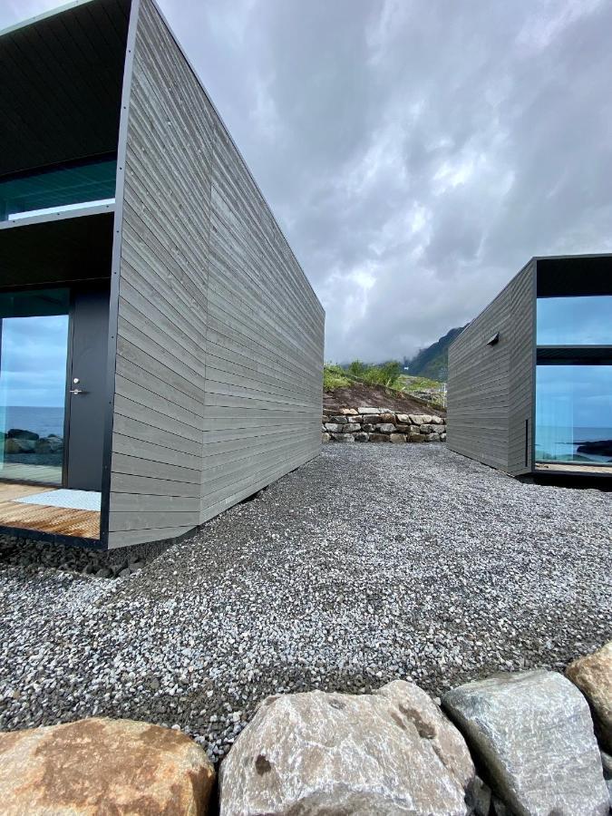 High End Sea Cabins At A In Lofoten Moskenes Eksteriør bilde