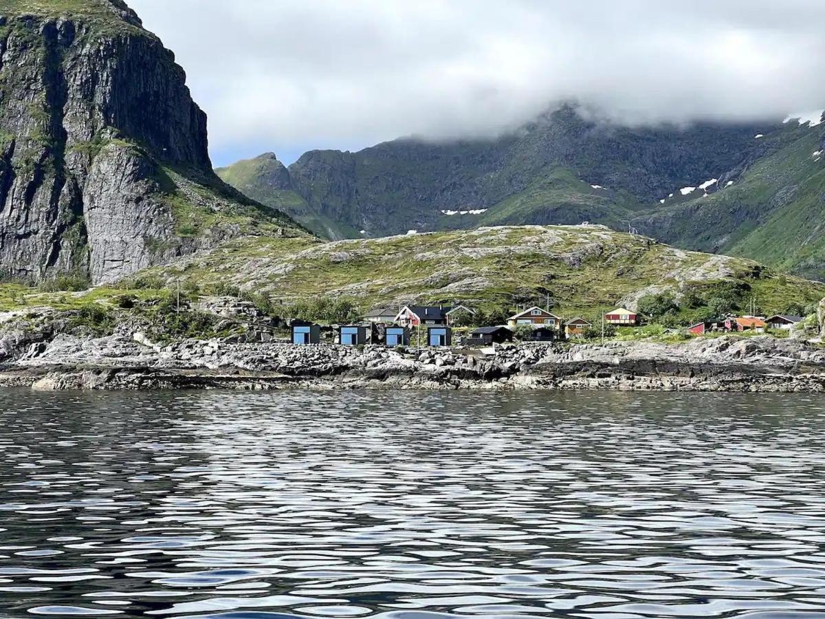High End Sea Cabins At A In Lofoten Moskenes Eksteriør bilde