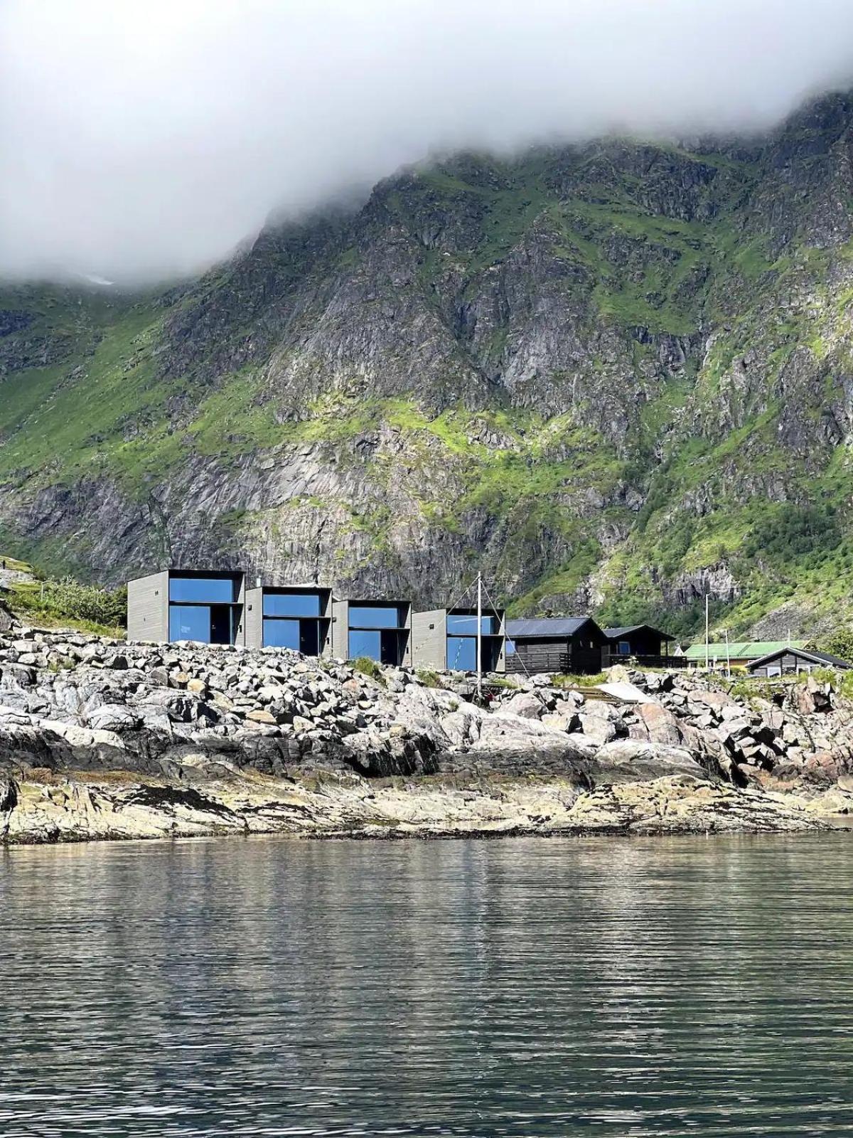 High End Sea Cabins At A In Lofoten Moskenes Eksteriør bilde