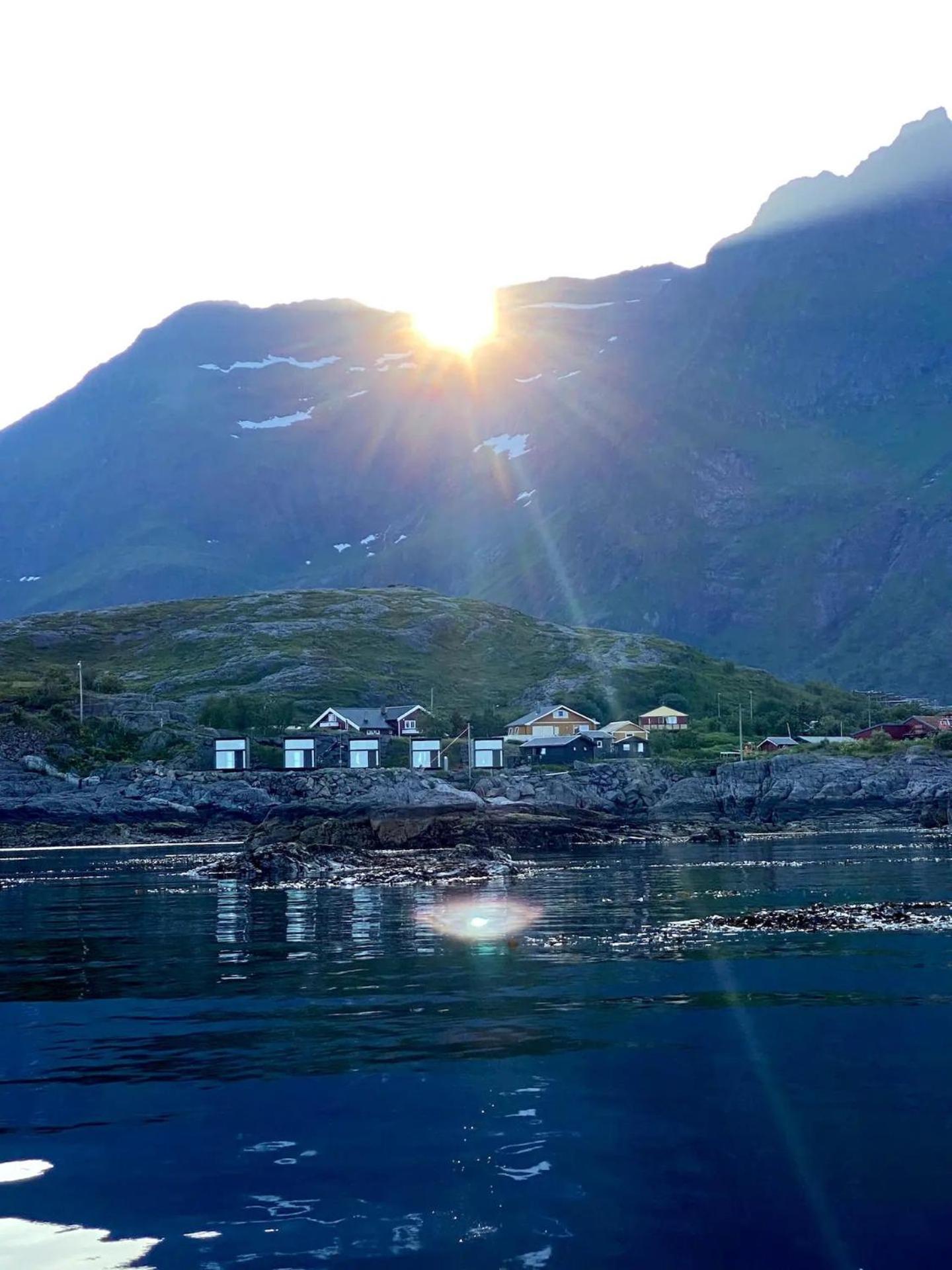 High End Sea Cabins At A In Lofoten Moskenes Eksteriør bilde