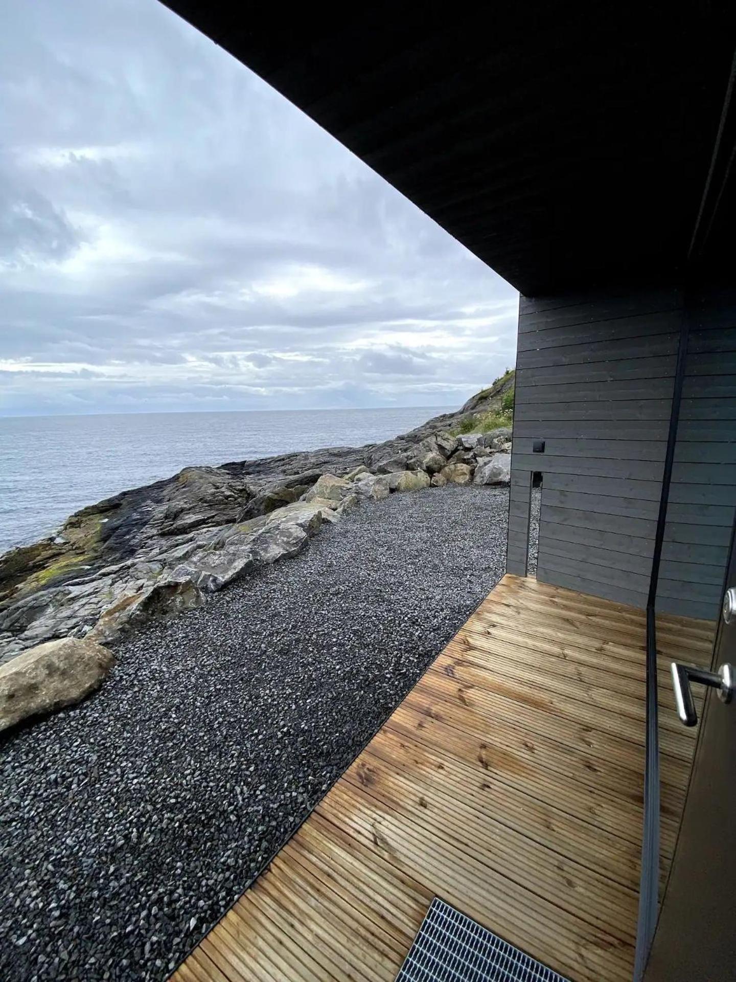 High End Sea Cabins At A In Lofoten Moskenes Eksteriør bilde