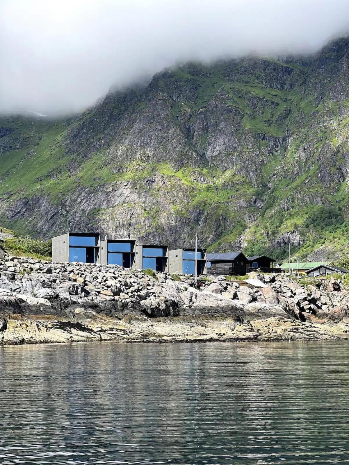 High End Sea Cabins At A In Lofoten Moskenes Eksteriør bilde
