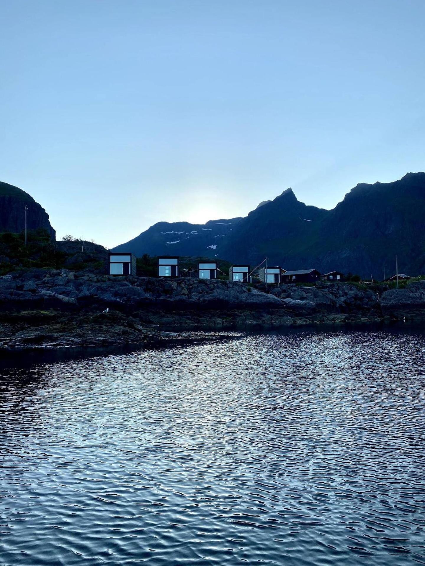 High End Sea Cabins At A In Lofoten Moskenes Eksteriør bilde